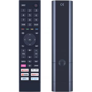 T&iquest;&iquest;l&iquest;&iquest;commande de Rechange vocale ERF3B80H pour Hisense TV 43A7GQ 55E76GQ 43A6G 50E76GQ 50A53FEVS 65A53FEVS 50E76GQ A20490T 50A7GQ 50A7GQ 43A6BG 50A6BG 50A66 58A6G Hisense T&iquest;&iquest;l&iquest;&iquest;commande - Neuf