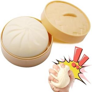 Balle anti-stress à presser, balle anti-stress, 2 pièces Bun Squishy, ¿¿¿¿ - Neuf