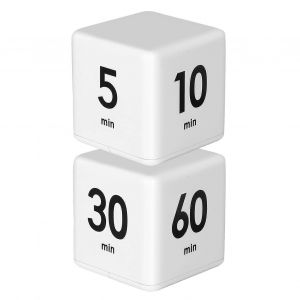 Minuterie De Cuisine Num&eacute;rique Avec Grands Chiffres,Minuterie Cube Kids Avec &Eacute;cran Lcd Et Alarme Puissante Pour Time Man - Neuf