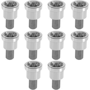 CHECARZHN--NO1-Store Lot De 10 Embouts Magnétiques Pour Cloison Sèche - Tige Hexagonale De 6,35 Mm - Embouts Ph2 En Alliage D'Acier S2 Pour Plaque De Plâtre - Limite D'Arrêt De Profondeur - Neuf