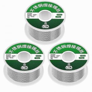 3pcs aluminium acier inoxydable fil de soudure plus léger,fil de soudure sans plomb - Neuf
