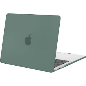 Compatible Avec Macbook Air 13 Pouces Coque M4 M3 M2 2025-2022 Touch Id Liquid Retina De 13,6 Pouces, Coque Protection Rigide Pour Mac Air M4 M3 M2 13 A3240 A3113 A2681,Vert Émeraude - Neuf