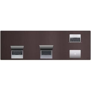 1800 x 600 mm PU Leather Desk Pad,Large Mouse Pad,XXXL Waterproof Desk Pad,Waterproof Desk Pad for Office and Home (Brown) - Neuf