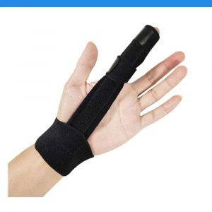 Complète De La Main Et Du Poignet Doigt Sur La Détente Attelle Réglable Verrouillage Anti-Démarrage Le Traitement De Redresseur Pour Les Entorses, Soulagement De La Douleur, Ma - Neuf