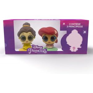 DDA-Disney Princess Toys, Poupées à Yeux Glitter, 3 Pcs Jeux pour Enfants Kiosques Petites Princesses, Gadgets et Cadeau Fille avec Personnage Surprise - Neuf