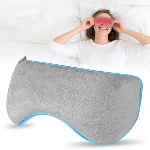 Jgd-Compresse Pour Les Yeux Chauds, R&eacute;utilisable Masque Chauffant Yeux Aux Avec Housse En Peluche Lavable, Masque Chauffant, Pour La Fatigue Oculaire, Lavable, Soulage Les Yeux Gonfl&eacute;s Et Les Cernes - Neuf