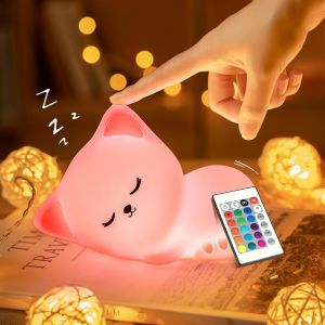 Subzonal-Veilleuse Enfant Rechargeable, Veilleuse B&eacute;b&eacute; - T&eacute;l&eacute;commande, Paquet-Cadeau - Neuf