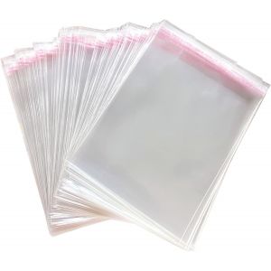 400 Pièces Sacs De Cellophane Auto-Adhésif Petit Sac Alimentaire Transparent Opp Sachet Pour Sucette Biscuits Chocolat Bonbons (15 * 18cm) - Neuf