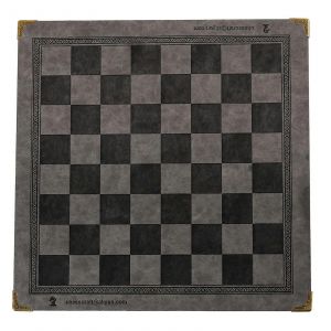 Échiquier pliable universel en cuir PU, jeu d'échecs plat, échiquier classique enroulable, accessoires de jeux d'échecs, rouge-Gris - Neuf