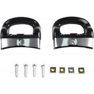 Lot de 2 poign&eacute;es lat&eacute;rales de rechange pour po&ecirc;le,sans br&ucirc;lure,poign&eacute;es lat&eacute;rales en bak&eacute;lite pour marmite,cuiseur vapeur,pot &agrave; lait - Neuf