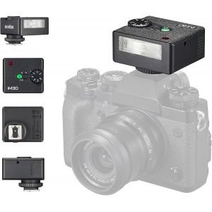 SUBZONAL-Godox iM30 Flash, 7 Niveaux de Puissance Mini Flash Speedlite 6500K&plusmn;200K Flash D'appareil Photo pour Canon Sony Nikon Fuji Olympus - Neuf