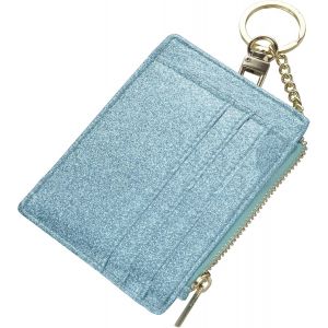 TRAHOO-Porte Carte Femme Mince Portefeuille Porte Carte Bancaire RFID Bloquant Porte Carte Bancaire en Cuir Fermeture &agrave; Glissi&egrave;re Porte-Monnaie Porte-Cl&eacute;s Portefeuilles pour Femmes Et Hommes - Neuf