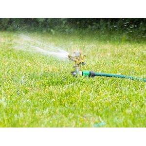 Arroseur rotatif &agrave; impulsion &agrave; 360 degr&eacute;s pour l'irrigation de jardin - Neuf