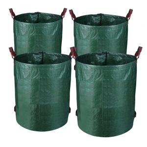 Sac De Jardin Lot De 4 Sac &Agrave; Feuilles De Jardin Sac &Agrave; D&eacute;chets De Jardin 272l - Neuf