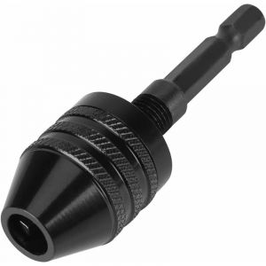 Pour tournevis, mandrins auto-serrants, mandrins de perçage sans clé, poignées sans clé pour taraudage 1/4, mandrins avec capacité de tige 0,6-8 mm, pour tournevis de perceuse électrique - Neuf
