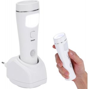 ERYI-Veilleuse Lampe De Poche : Lampe De Poche À Induction Led À Brancher, Lampe De Poche Murale Rechargeable À Capteur Lampe De Poche D'Urgence Pour Pannes De Courant, Urgences, Intérieur Et Extérie - Neuf