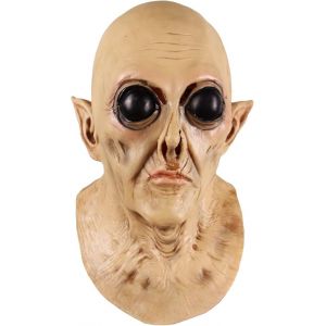 Ovni Horreur Alien Latex Masque, Horreur, Monstre, Masque, Costume D'halloween Partie De La Décoration De Masque, De Grands Yeux D'halloween Masque De Carnaval, Haut De Gamme De Simulation De Film - Neuf