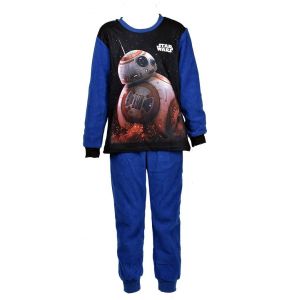 Pyjama Gar&ccedil;on Star Wars Fantaisie En Coton Ultra Confort Star Wars Dhq2028 Marine - Neuf