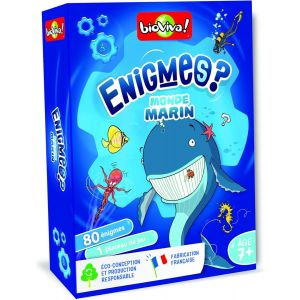 Monde Marin - Devinez La R&eacute;ponse Le Plus Rapidement Possible Gr&acirc;ce Aux Indices- Jeu De Cartes - Collection 2 &Agrave; 6 Joueurs - 7 Ans - Fabriqu&eacute; En France - 283649 - Neuf