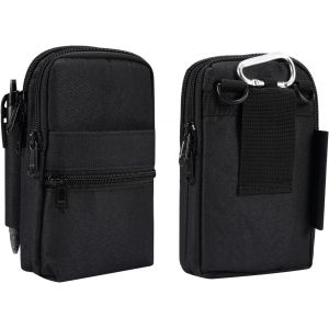 TRAHOO-Sac &agrave; Bandouli&egrave;re Homme pour T&eacute;l&eacute;phone Portable, Pochette de Ceinture pour Smartphone, Sacoche Bandouliere Imperm&eacute;able Sac Taille T&eacute;l&eacute;phone Sac d'Epaule Cuir Sac Messager Casual Sling Bag Port - Neuf