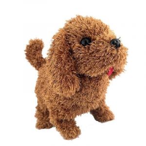 Jouet en peluche pour chien Husky, simulation &eacute;lectrique, chien de compagnie qui peut marcher et faire du bruit - Neuf