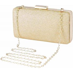 TZF-Pochettes de Soirée Scintillantes pour Femmes Embrayages de Mariage de Mariée Formels Sac à main Sacs à main de Soirée Cocktail avec Chaîne Détachable - Neuf