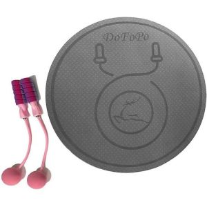 Tapis De Yoga Et De Saut Antidérapant Haut De Gamme ¿ Rembourrage Supplémentaire, Portable, Facile À Nettoyer, Protection Du Sol Pour Les Entraînements À Domicile Et En Studio - Neuf