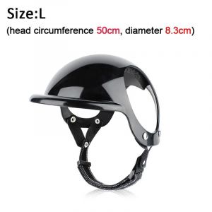 Mn-Casque De V&eacute;lo Et De Moto Avec Lunettes De Soleil Pour Animaux De Compagnie,Casque De Voyage Pour Chien Et Chat,Protection De La T&ecirc;te,Accessoires Pour Animaux De Compagnie - Type Size L - Neuf