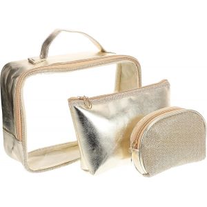 MAA-Trousse de toilette à la mode Trousse de toilette pour femme Petite trousse de maquillage décorative Trousse de maquillage portable Sac de rangement Trousse de toilette pour le rangement - Neuf