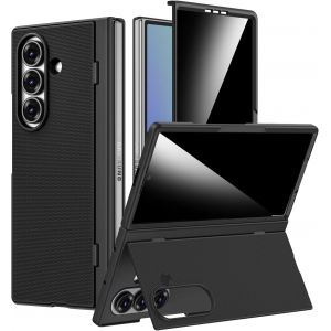 JGD-Coque Anti-Espion pour Samsung Galaxy Z Fold 7, [Support Pliable][Film &Eacute;cran Avant], Robuste Antichoc Anti-Rayures Anti-Poussi&egrave;re Incassable Ultra-Fine Samsung Z Fold 7 Case, Noir - Neuf