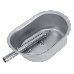 Hjlian Bol D'eau Potable En Acier Inoxydable Pour Porcelets, Betail, Accessoire Pour L'alimentation Des Porcs, Milieu - Neuf