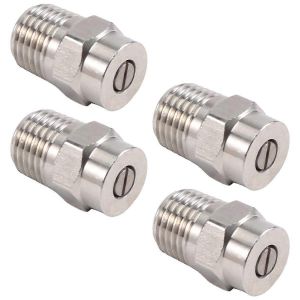 4 pcs nettoyeur de surface de nettoyeur haute pression buse,40 degrés 2,5 orifice - Neuf