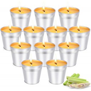 ERYI- Bougie Flottante, Cire De Paraffine Blanc, 4.5Cm L X 4.5Cm W X 3Cm H Sans Parfum Lot De 20 - Neuf