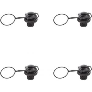 Letnerny-Lot De 4 Valves D'air Gonflables Pour Bateau - Bouchons D'air En Spirale Boston - Gonflage Et Dégonflage Rapides - Bouchon Anti-Fuite De Rechange Pour Kayak, Dériveur, Matelas Gonflable - Neuf