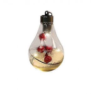No&euml;l LED Pendentif pour les D&eacute;corations de l'Arbre Transparent Boule lumineuse - Neuf