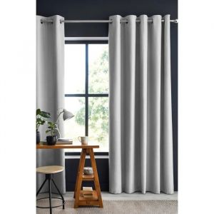 1 Rideau Occultant 140 X 280 Cm Obscura Gris Clair - Neuf