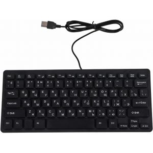 Claviers D'Ordinateur Conception Ergonomique Mini Clavier Mécanique Filaire Ultra Fin Durable À 78 Touches Pour Ordinateurs Portables Pc Portables Compacts Ou Pc Windows, (Russe) - Neuf