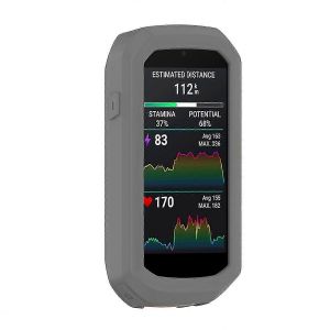 Etui de protection en silicone bleu nuit antichoc pour ordinateur de velo Garmin Edge 1050 - Neuf