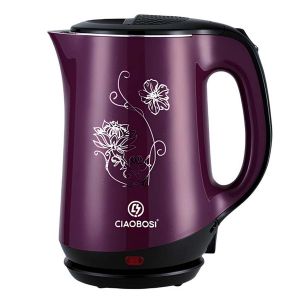 Bouilloire &Eacute;lectrique 2.5L 2000W avec Arr&ecirc;t Automatique et Indicateur Lumineux Violet - Neuf