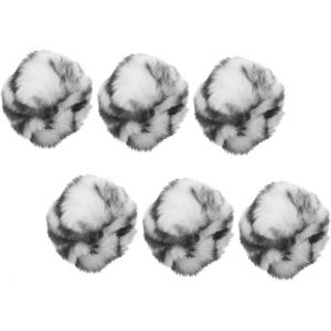 KAL-6Pièces Jouets Peluche À Imprimé Avec Herbe À Chat Balles Pour Et Jouets De Chasse Et Intérieur - Neuf