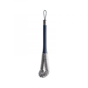 (Coquillage bleu) Brosse de nettoyage pour carafe à vin Brosse de nettoyage pour bouteilles Brosse multifonction flexible pour nettoyer les carafes à vin, les verres à vin, les tasses - Neuf