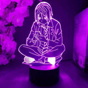 Convient Pour 3d Haikyuu Kozume Kenma D Lampe Lampe De Chevet Veilleuse Af8587 - Neuf