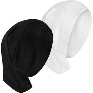 Hijab Undercap (2 Pcs) - Bonnet Tube Élastique Extensible Pour Femme - Neuf