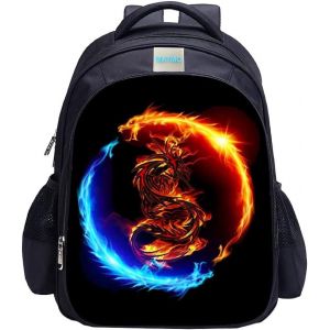Sac à dos de football pour garçons,sac à dos imprimé football,sac d'école cool[T562] - Neuf