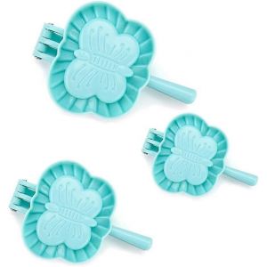 Ventes Promotionnelles 3 Pcs Ravioli Dumpling Maker Set Press Double Mould.Pie Pâte Pâte Pâte Wrap Cutter Moule Outil Accessoires Pour Home Kitchen Coo - Neuf