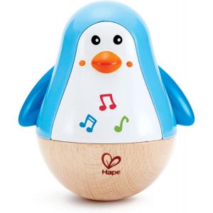 Pingouin Culbuto Musical-Jouet Musical En Bois Pour Enfant-Jouet D'&Eacute;veil De Motricit&eacute; Pour B&eacute;b&eacute; D&egrave;s 6 Mois-Jouet &Eacute;ducatif-Jeu De Musique Fille Et Gar&ccedil;on-Cadeau Naissance - Neuf
