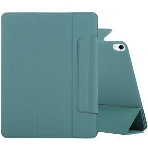 Housse Magnétique En Cuir Pu Pour Ipad Air 13 (2024/2025) Avec Clip Double Face - Vert - Neuf