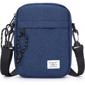 RFCBC-Sacoche Homme Bandouliere - Pochette Bandoulière Portable Étanche, Petit Sacs Bandoulière Sac Porté Épaule pour Homme Femme - Neuf