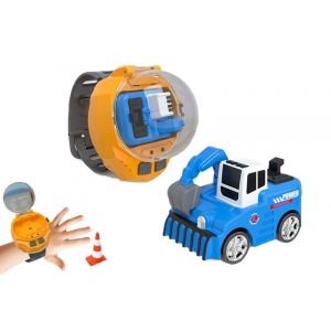 Voiture t&eacute;l&eacute;command&eacute;e pour enfants &iquest; Mini bulldozer &agrave; chargement USB &iquest; Bleu - Neuf