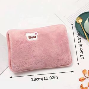 Bouillotte &eacute;lectrique rose sac &agrave; eau chaude chauffe mains 3h de chaleur - cette bouillotte &eacute;lectrique &agrave; eau diffuse une chaleur constante et agr&eacute;able, parfaire pour r&eacute;chauffer vos mains rapidement - Neuf